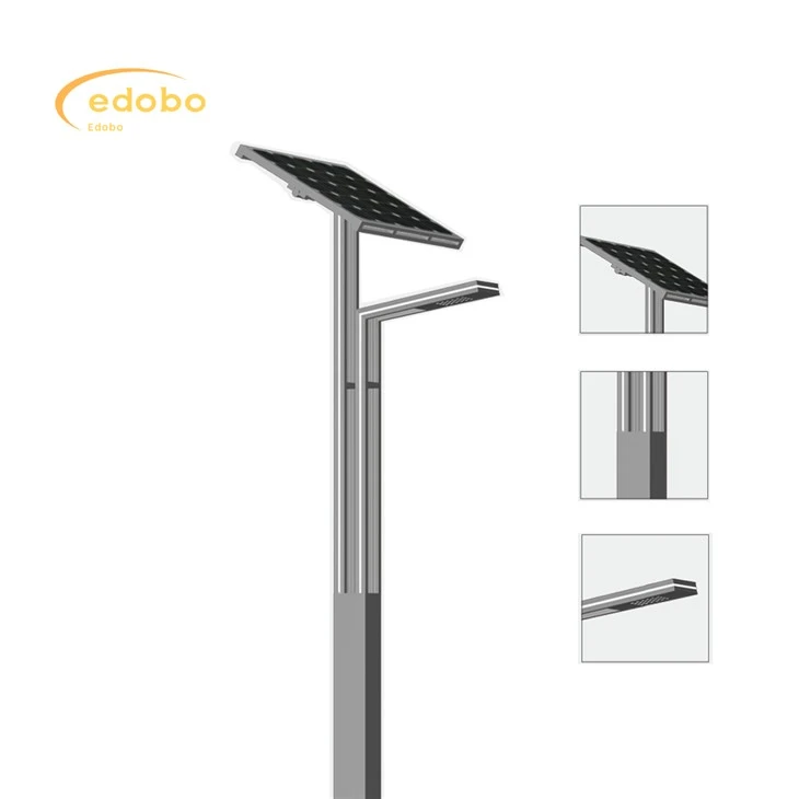 Led-ljus 80w/120w Solar gatulampa med litiumbatteri