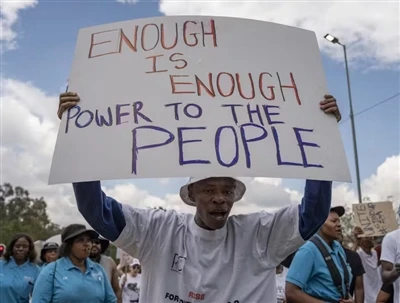 Eskom begär en ökning av elpriserna på 36,15% för året 25/26