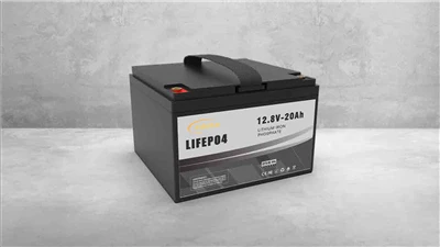 24v litiumjonbatteri 12,8v 20ah
