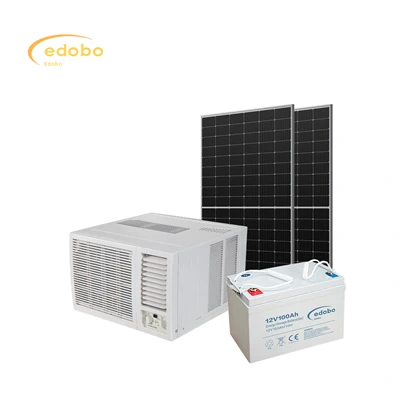 Solar integrerad fönster luftkonditionering utomhusenhet