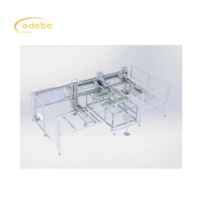 Solpaneler produktionslinje 2:a glaslastningsmaskin